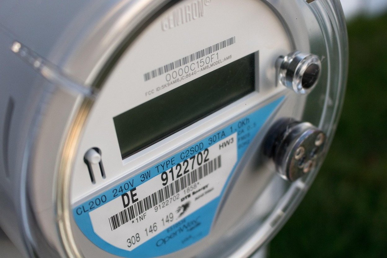 A portable generator control panel with outlets